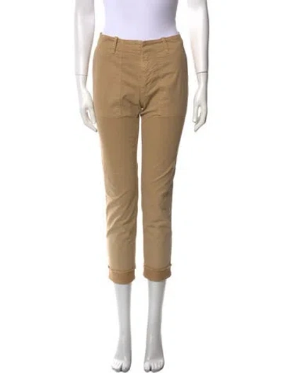 Pre-owned Nili Lotan Straight Leg Pants In Brown