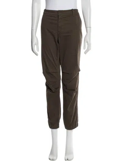 Pre-owned Nili Lotan Straight Leg Pants In Brown