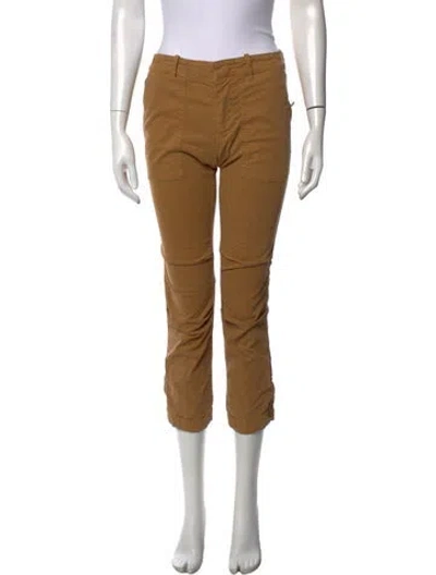 Pre-owned Nili Lotan Straight Leg Pants In Brown