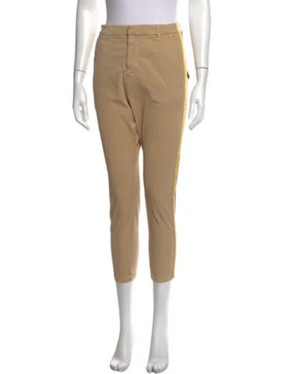 Pre-owned Nili Lotan Straight Leg Pants In Brown