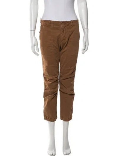 Pre-owned Nili Lotan Straight Leg Pants In Brown