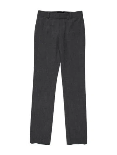 Pre-owned Nili Lotan Straight Leg Pants In Gray