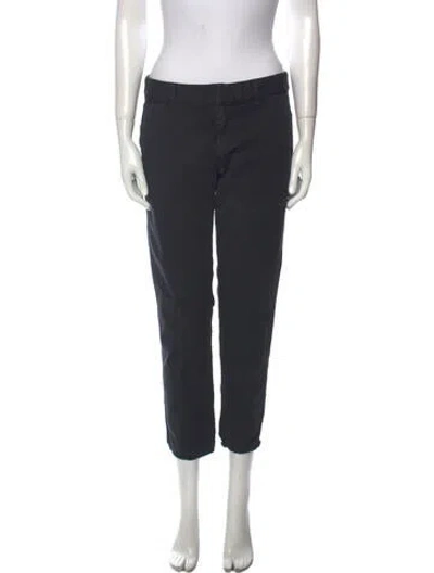 Pre-owned Nili Lotan Straight Leg Pants In Gray