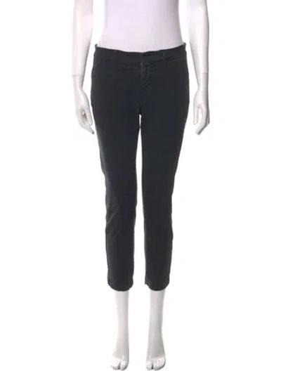 Pre-owned Nili Lotan Straight Leg Pants In Gray