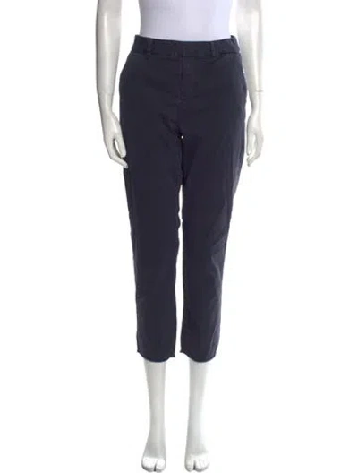 Pre-owned Nili Lotan Straight Leg Pants In Gray