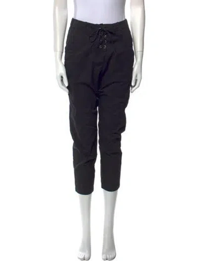Pre-owned Nili Lotan Straight Leg Pants In Gray