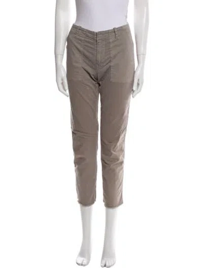 Pre-owned Nili Lotan Straight Leg Pants In Gray