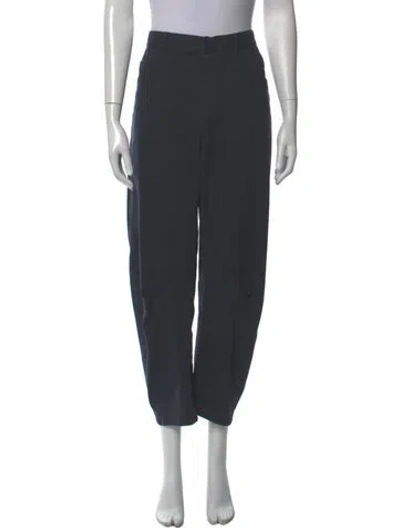 Pre-owned Nili Lotan Straight Leg Pants In Gray