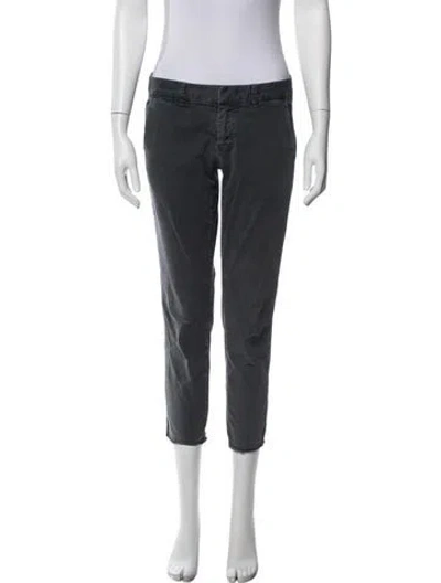Pre-owned Nili Lotan Straight Leg Pants In Gray