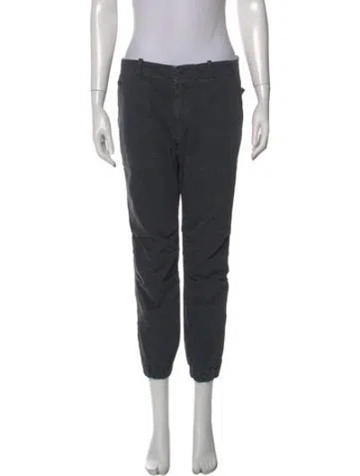 Pre-owned Nili Lotan Straight Leg Pants In Gray