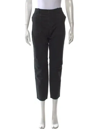 Pre-owned Nili Lotan Straight Leg Pants In Gray