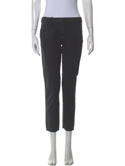 Pre-owned Nili Lotan Straight Leg Pants In Gray