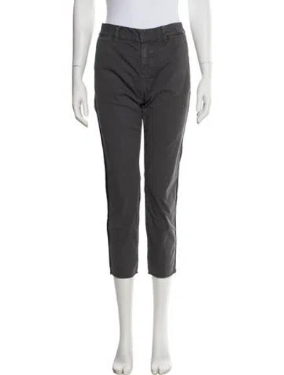 Pre-owned Nili Lotan Straight Leg Pants In Gray