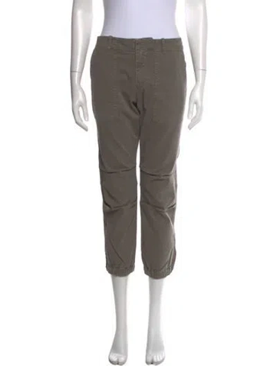 Pre-owned Nili Lotan Straight Leg Pants In Gray