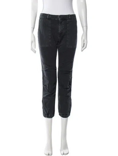 Pre-owned Nili Lotan Straight Leg Pants In Gray