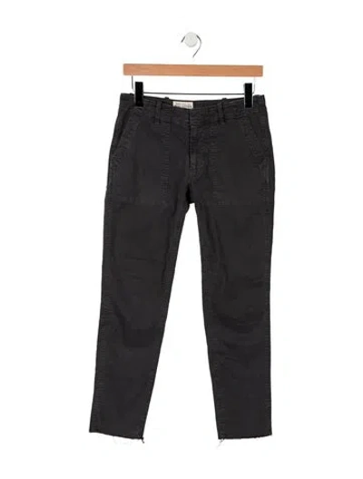 Pre-owned Nili Lotan Straight Leg Pants In Gray