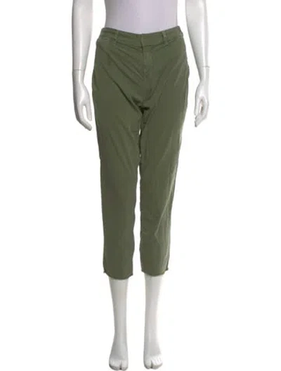 Pre-owned Nili Lotan Straight Leg Pants In Green