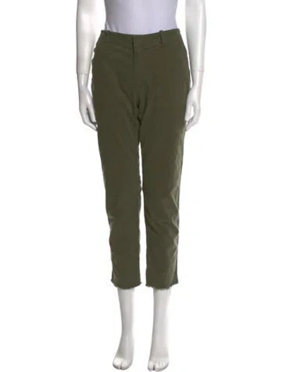Pre-owned Nili Lotan Straight Leg Pants In Green