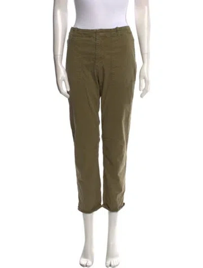 Pre-owned Nili Lotan Straight Leg Pants In Green