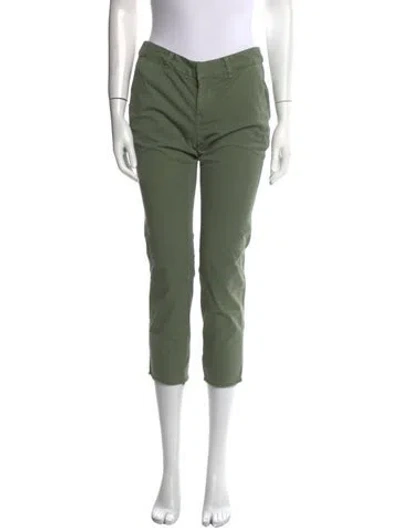 Pre-owned Nili Lotan Straight Leg Pants In Green
