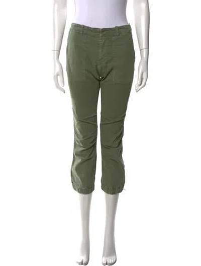 Pre-owned Nili Lotan Straight Leg Pants In Green
