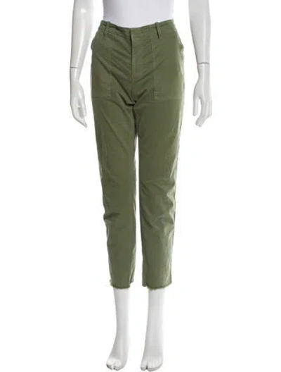 Pre-owned Nili Lotan Straight Leg Pants In Green