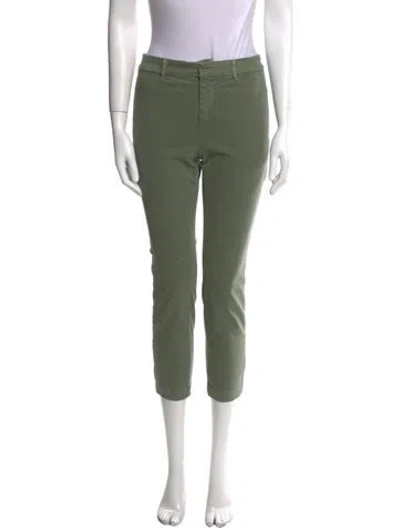 Pre-owned Nili Lotan Straight Leg Pants In Green
