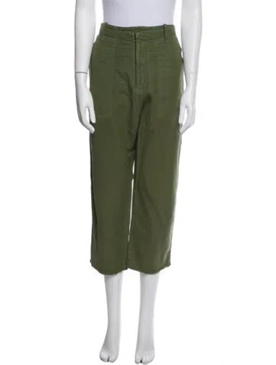 Pre-owned Nili Lotan Straight Leg Pants In Green
