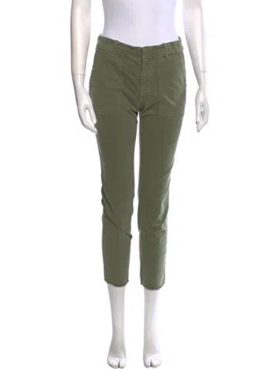 Pre-owned Nili Lotan Straight Leg Pants In Green
