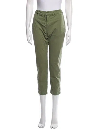 Pre-owned Nili Lotan Straight Leg Pants In Green