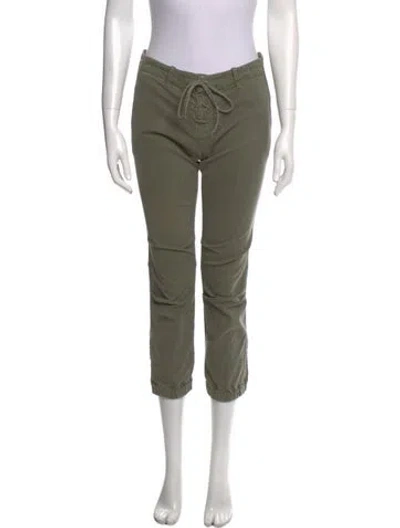 Pre-owned Nili Lotan Straight Leg Pants In Green