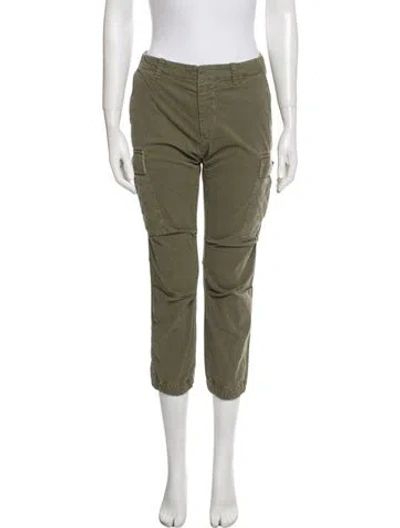Pre-owned Nili Lotan Straight Leg Pants In Green