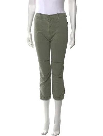 Pre-owned Nili Lotan Straight Leg Pants In Green
