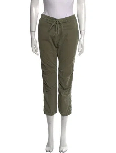 Pre-owned Nili Lotan Straight Leg Pants In Green
