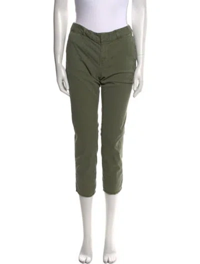 Pre-owned Nili Lotan Straight Leg Pants In Green
