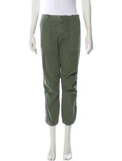 Pre-owned Nili Lotan Straight Leg Pants In Green