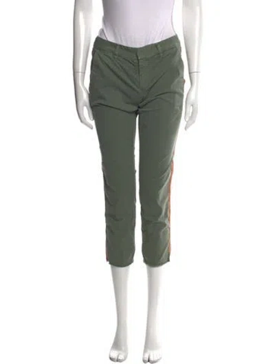 Pre-owned Nili Lotan Straight Leg Pants In Green
