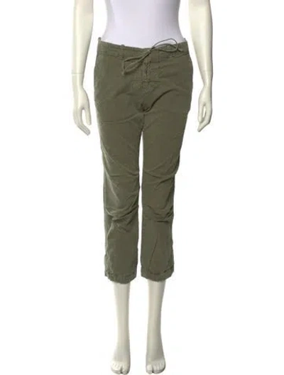 Pre-owned Nili Lotan Straight Leg Pants In Green