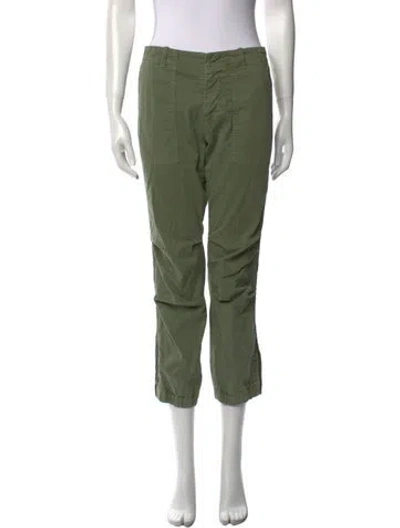 Pre-owned Nili Lotan Straight Leg Pants In Green