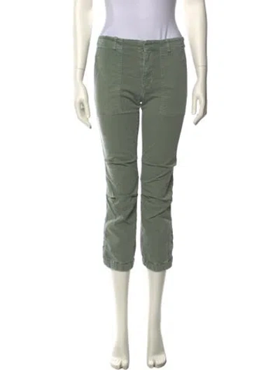 Pre-owned Nili Lotan Straight Leg Pants In Green