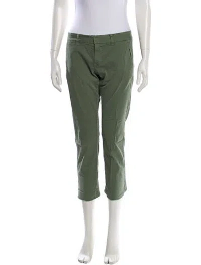 Pre-owned Nili Lotan Straight Leg Pants In Green