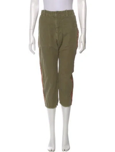Pre-owned Nili Lotan Straight Leg Pants In Green