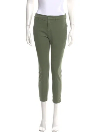 Pre-owned Nili Lotan Straight Leg Pants In Green