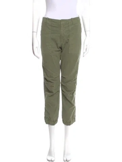 Pre-owned Nili Lotan Straight Leg Pants In Green