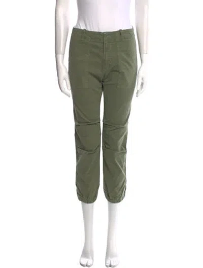 Pre-owned Nili Lotan Straight Leg Pants In Green