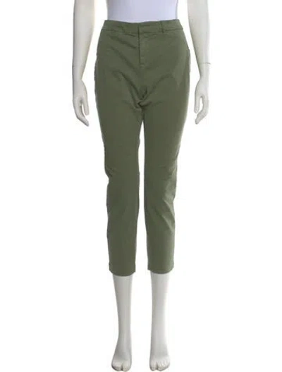 Pre-owned Nili Lotan Straight Leg Pants In Green