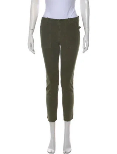 Pre-owned Nili Lotan Straight Leg Pants In Green