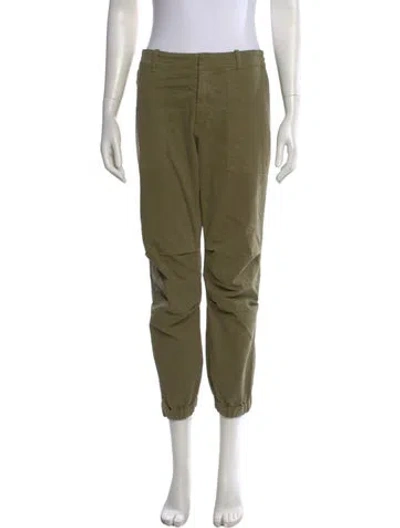 Pre-owned Nili Lotan Straight Leg Pants In Green