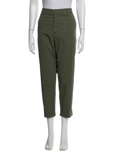 Pre-owned Nili Lotan Straight Leg Pants In Green