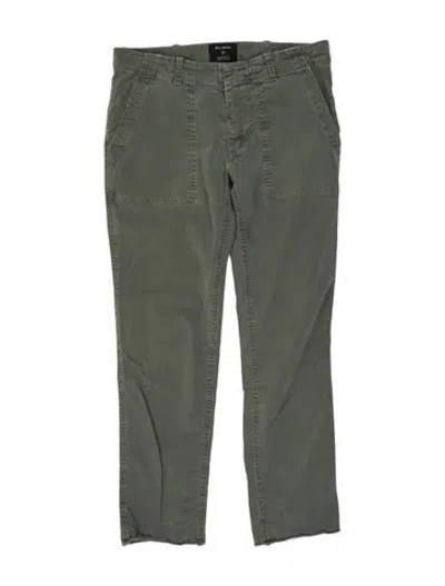 Pre-owned Nili Lotan Straight Leg Pants In Green